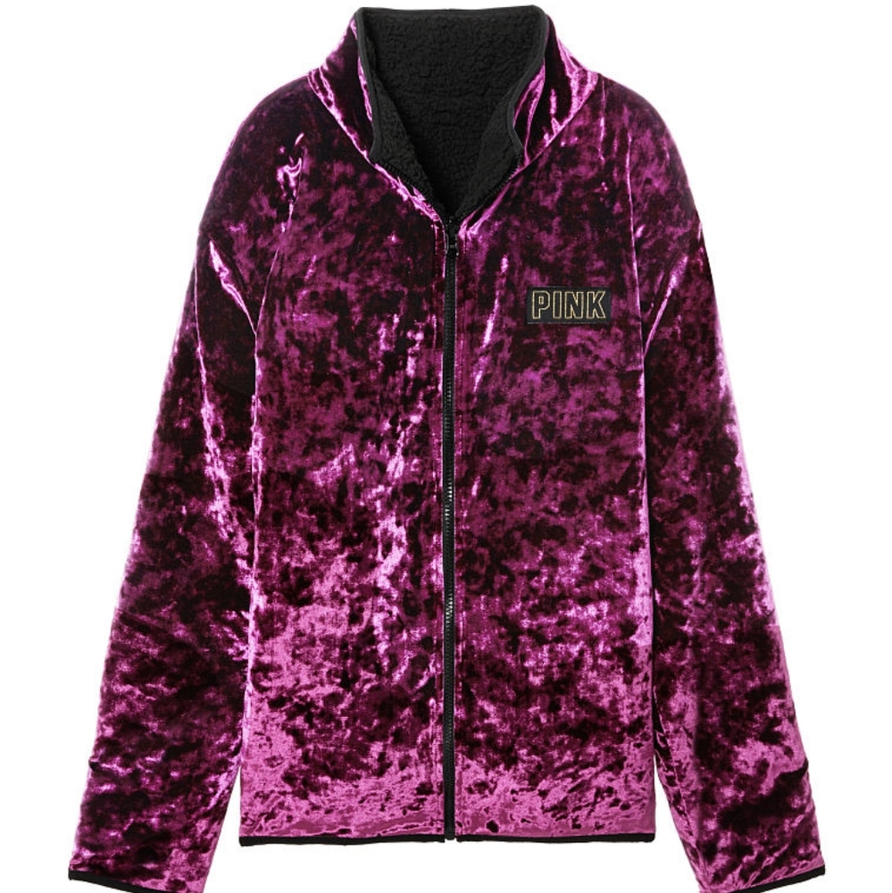 Victoria's secret reversible velvet jacket